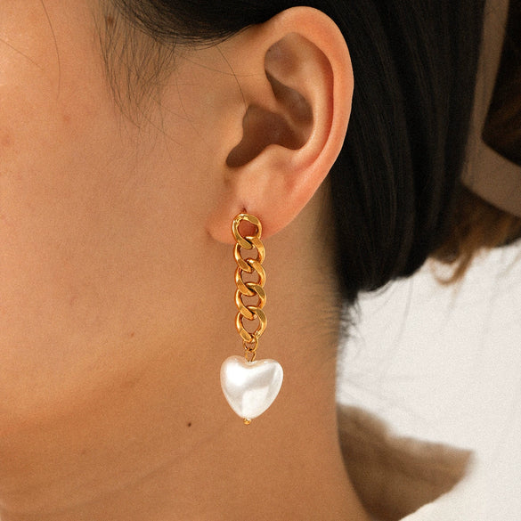 Wholesale Women's Geometric Stainless Steel Electroplated Earrings In Ins Style Minimalist Design