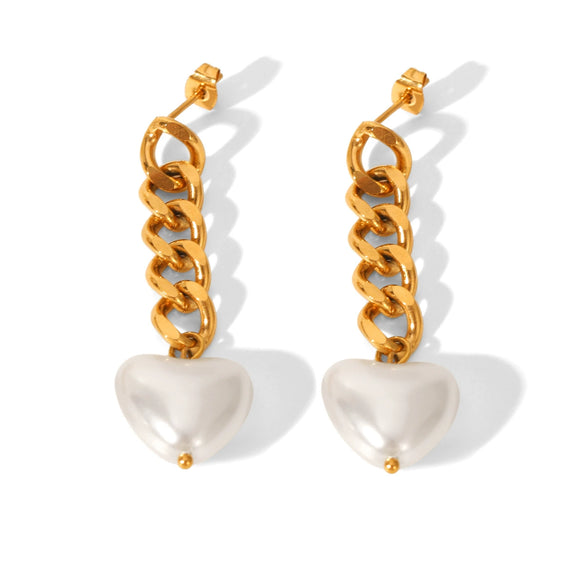 Wholesale Women's Geometric Stainless Steel Electroplated Earrings In Ins Style Minimalist Design