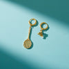 Wholesale Women's Geometric Stainless Steel Electroplated Earrings Light Luxury Highend Style