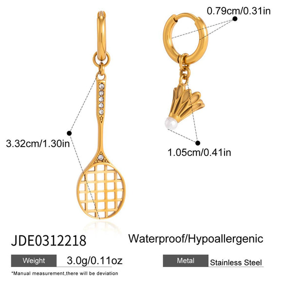 Wholesale Women's Geometric Stainless Steel Electroplated Earrings Light Luxury Highend Style