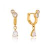 Wholesale Women's Geometric Stainless Steel Electroplated Earrings Light Luxury Highend