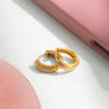 Wholesale Women's Geometric Stainless Steel Electroplated Earrings Light Luxury Style