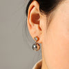 Wholesale Women's Geometric Stainless Steel Electroplated Earrings Minimalist Ins Style