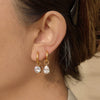 Wholesale Women's Geometric Stainless Steel Electroplated Earrings Niche Design
