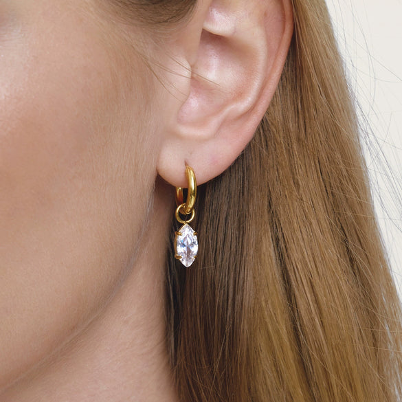 Wholesale Women's Geometric Stainless Steel Electroplated Earrings Niche Design
