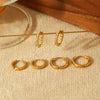 Wholesale Women's Geometric Stainless Steel Electroplated Earrings