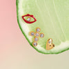 Wholesale Women's Geometric Stainless Steel Electroplated Earrings