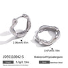 Wholesale Women's Geometric Stainless Steel Electroplated Earrings
