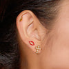 Wholesale Women's Geometric Stainless Steel Electroplated Earrings