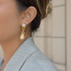 Wholesale Women's Geometric Stainless Steel Electroplated Earrings