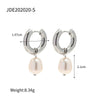 Wholesale Women's Geometric Stainless Steel Electroplated Earrings