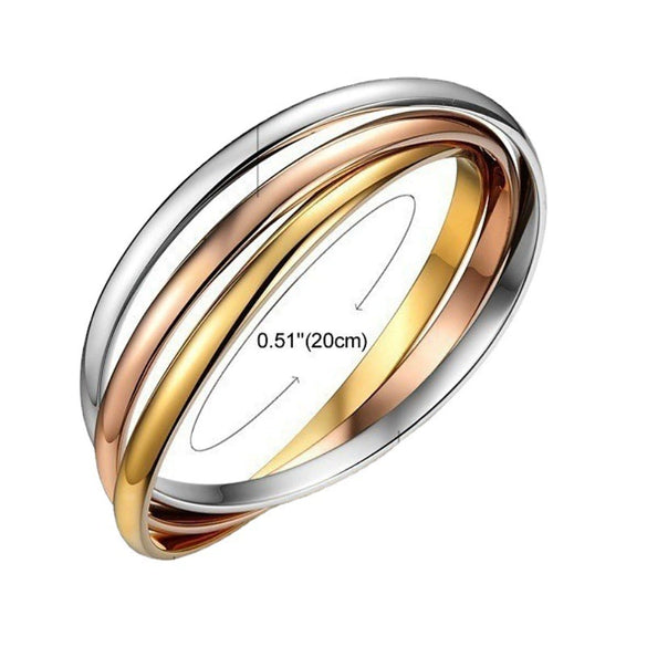 Wholesale Women's Geometric Stainless Steel Electroplated Fashion Bracelet