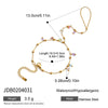 Wholesale Women's Geometric Stainless Steel Electroplated Fish Bracelet Hand Jewelry