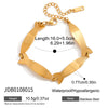Wholesale Women's Geometric Stainless Steel Electroplated Fish Bracelet Hand Jewelry