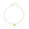Wholesale Women's Geometric Stainless Steel Electroplated Heartshaped Pendant Necklace
