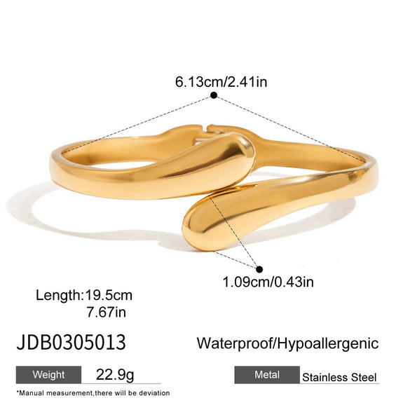 Wholesale Women's Geometric Stainless Steel Electroplated Horseshoe Ushaped Bracelet And Necklace Jewelry