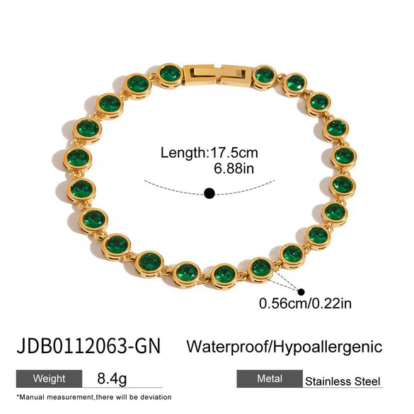 Wholesale Women's Geometric Stainless Steel Electroplated Interlocking Bracelet And Ring Jewelry