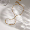 Wholesale Women's Geometric Stainless Steel Electroplated Interlocking Bracelet