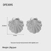 Wholesale Women's Geometric Stainless Steel Electroplated 18K Gold Earrings