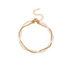 Wholesale Women's Geometric Stainless Steel Electroplated Necklace And Bracelet Jewelry