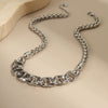Wholesale Women's Geometric Stainless Steel Electroplated Necklace For Autumn And Winter