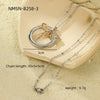 Wholesale Women's Geometric Stainless Steel Electroplated Necklace Jewelry