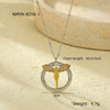 Wholesale Women's Geometric Stainless Steel Electroplated Necklace Jewelry