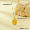 Wholesale Women's Geometric Stainless Steel Electroplated Necklace Jewelry