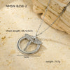 Wholesale Women's Geometric Stainless Steel Electroplated Necklace Jewelry