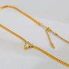 Wholesale Women's Geometric Stainless Steel Electroplated Necklace
