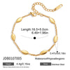Wholesale Women's Geometric Stainless Steel Electroplated Open Bracelet Jewelry