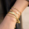 Wholesale Women's Geometric Stainless Steel Electroplated Open Bracelet Jewelry