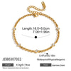 Wholesale Women's Geometric Stainless Steel Electroplated Open Bracelet Jewelry