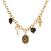 Wholesale Women's Geometric Stainless Steel Electroplated Pendant Necklace For Autumn And Winter