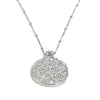 Wholesale Women's Geometric Stainless Steel Electroplated Pendant Necklace Jewelry