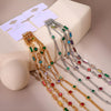 Wholesale Women's Geometric Stainless Steel Electroplated Real Goldplated Bracelet Jewelry