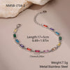 Wholesale Women's Geometric Stainless Steel Electroplated Real Goldplated Bracelet Jewelry