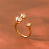 Wholesale Women's Geometric Stainless Steel Electroplated Ring Accessories