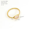 Wholesale Women's Geometric Stainless Steel Electroplated Ring Jewelry