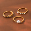 Wholesale Women's Geometric Stainless Steel Electroplated Rings Light Luxury Highend Jewelry Accessories