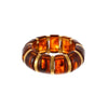 Wholesale Women's Geometric Stainless Steel Electroplated Smudged Irregular Retro Elastic Rope Bracelet Highend Jewelry