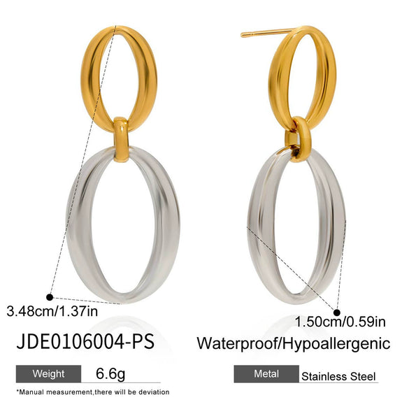 Wholesale Women's Geometric Stainless Steel Electroplated Snake Bone Chain Bracelet Jewelry