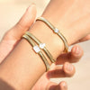 Wholesale Women's Geometric Stainless Steel Electroplated Snake Bone Chain Bracelet Jewelry