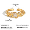 Wholesale Women's Geometric Stainless Steel Electroplated Snake Bone Chain Bracelet Jewelry