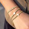 Wholesale Women's Geometric Stainless Steel Electroplated Snake Bone Chain Bracelet Jewelry