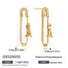 Wholesale Women's Geometric Stainless Steel Electroplated Snake Bone Chain Bracelet Jewelry