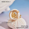 Wholesale Women's Geometric Stainless Steel Electroplated Starfish Ring