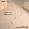 Wholesale Women's Geometric Stainless Steel Electroplated Yshaped Diamondencrusted Necklace With Starry Tassel