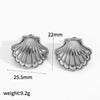 Wholesale Women's Geometric Stainless Steel Gold Electroplated Earrings Feminine And Fashionable