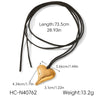Wholesale Women's Geometric Stainless Steel Gold Plated Pendant Necklace In Ins Style